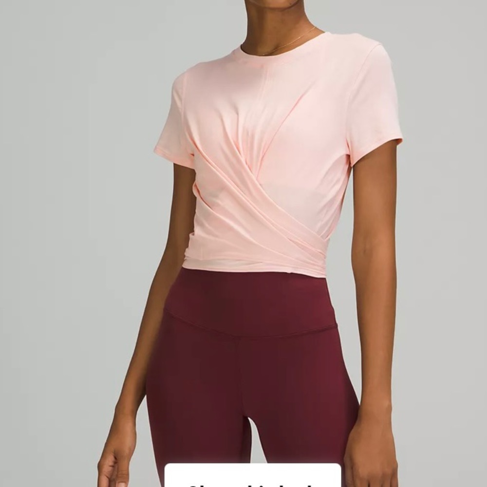 Lululemon Time to Restore Shirt in Pale Blue